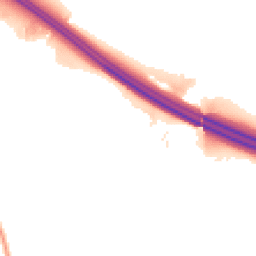 Night-time road noise heatmap for PR2 9LT