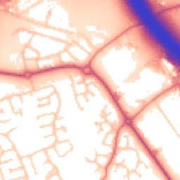 Daytime road noise heatmap for PR2 9PH