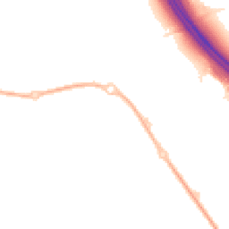 Night-time road noise heatmap for PR2 9PH