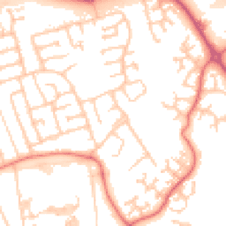 Daytime road noise heatmap for PR2 9PU