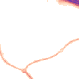 Night-time road noise heatmap for PR2 9PZ