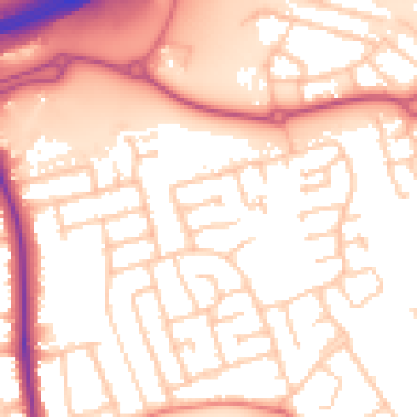 Daytime road noise heatmap for PR2 9RL