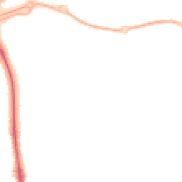 Night-time road noise heatmap for PR2 9SS