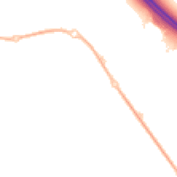 Night-time road noise heatmap for PR2 9WN