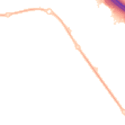 Night-time road noise heatmap for PR2 9WU