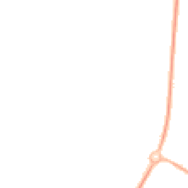 Night-time road noise heatmap for PR26 6BE