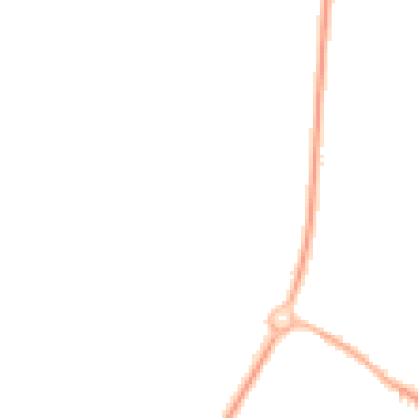 Night-time road noise heatmap for PR26 6PD