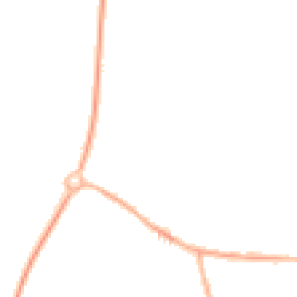 Night-time road noise heatmap for PR26 6PE