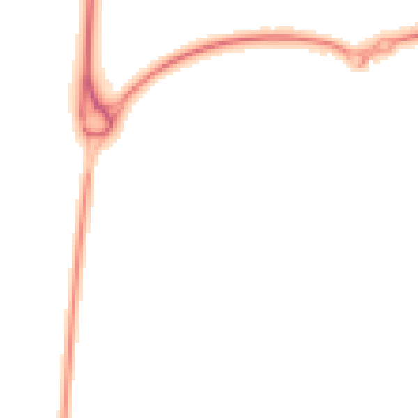 Night-time road noise heatmap for PR26 6PY