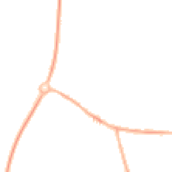 Night-time road noise heatmap for PR26 6QA