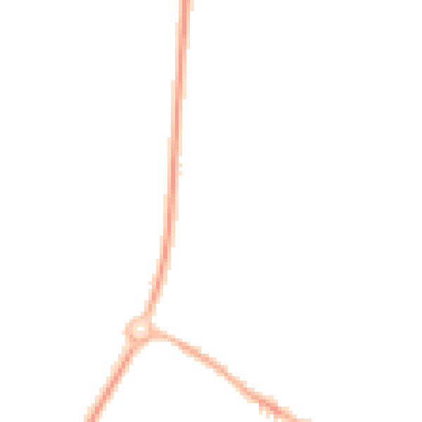 Night-time road noise heatmap for PR26 6QL
