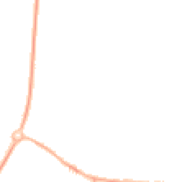 Night-time road noise heatmap for PR26 6QT
