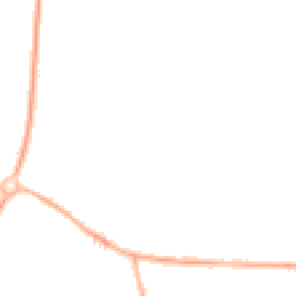 Night-time road noise heatmap for PR26 6QX