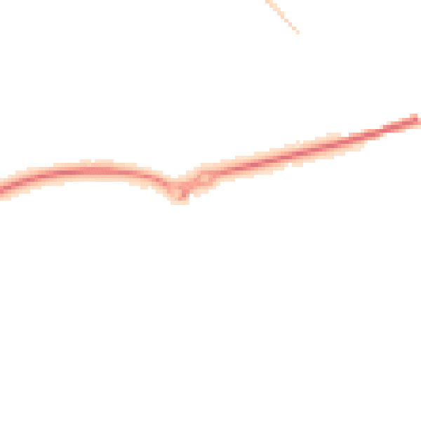 Night-time road noise heatmap for PR26 6RB