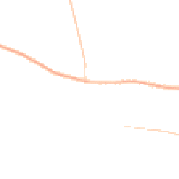 Night-time road noise heatmap for PR26 6RF