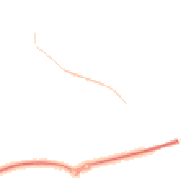 Night-time road noise heatmap for PR26 6SA