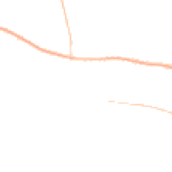 Night-time road noise heatmap for PR26 7AJ