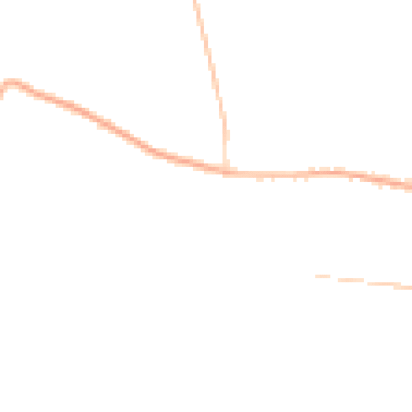 Night-time road noise heatmap for PR26 7RW