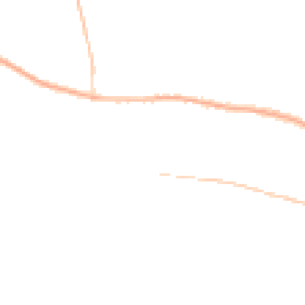 Night-time road noise heatmap for PR26 7SL