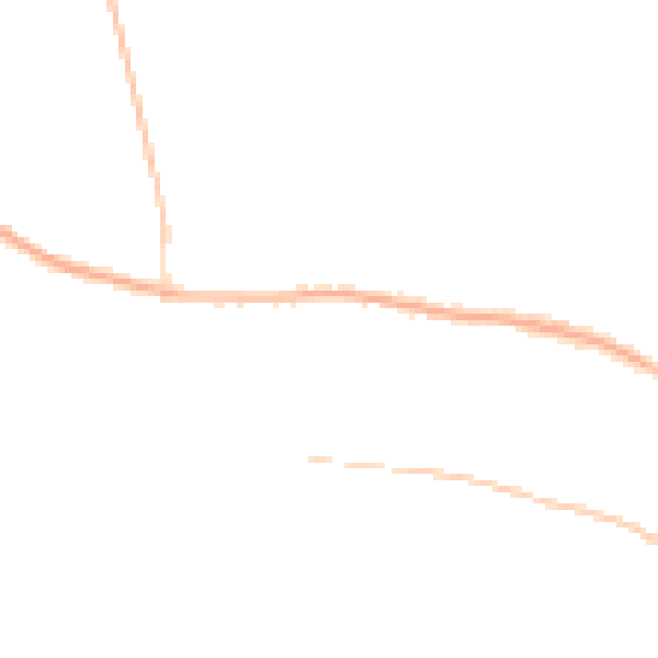 Night-time road noise heatmap for PR26 7UA