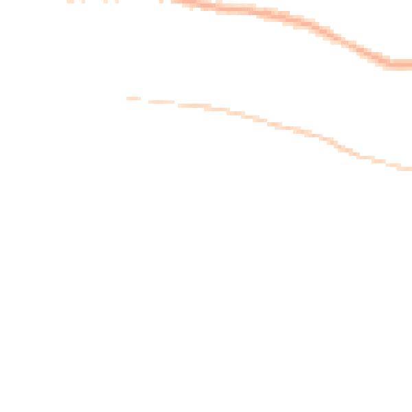 Night-time road noise heatmap for PR26 7UT