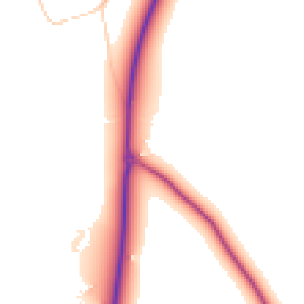 Daytime road noise heatmap for PR26 9AR