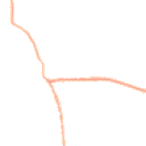 Night-time road noise heatmap for PR26 9HF