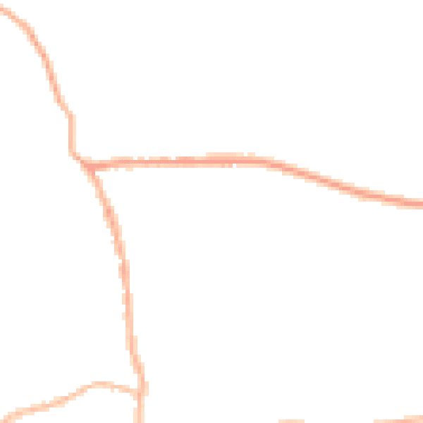 Night-time road noise heatmap for PR26 9HS