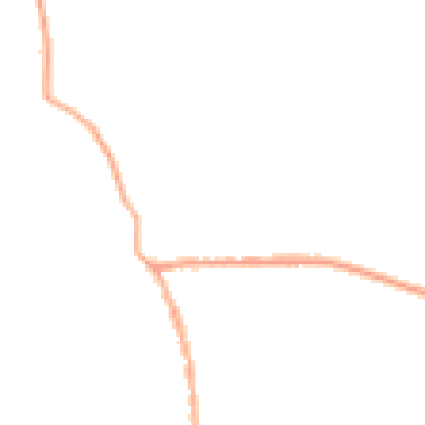 Night-time road noise heatmap for PR26 9HW