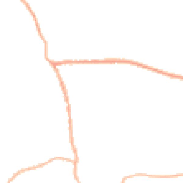 Night-time road noise heatmap for PR26 9HY