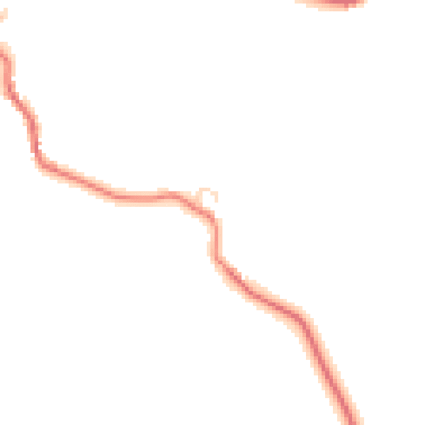 Daytime road noise heatmap for PR26 9JT