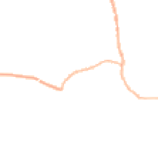 Night-time road noise heatmap for PR26 9RD