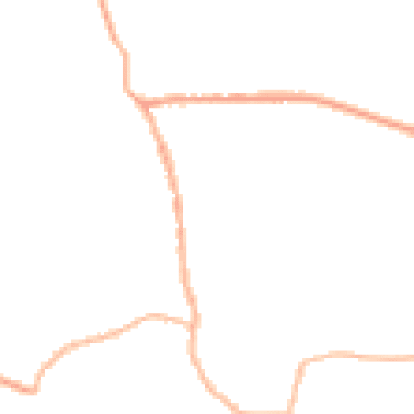 Night-time road noise heatmap for PR26 9RG