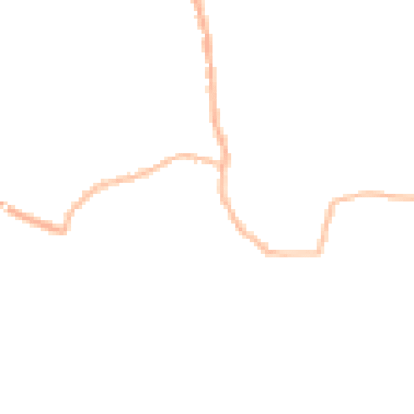 Night-time road noise heatmap for PR26 9RH