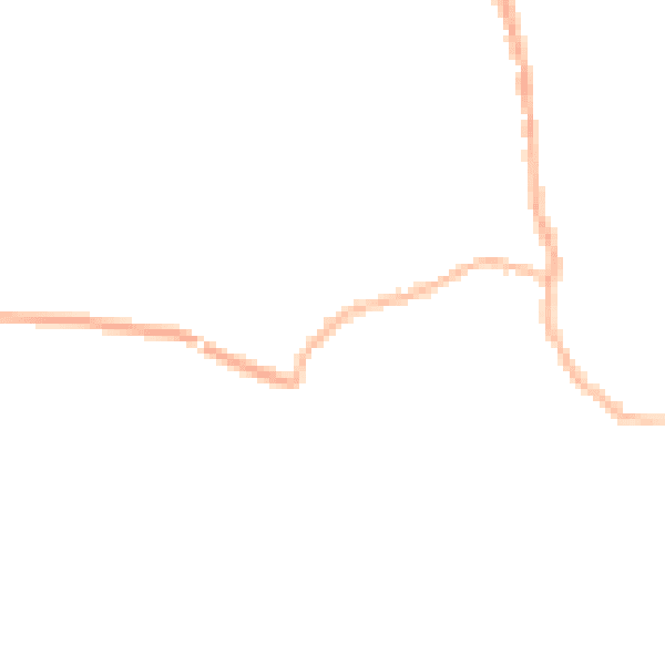 Night-time road noise heatmap for PR26 9RS