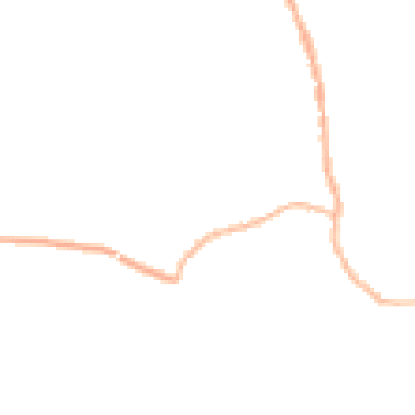 Night-time road noise heatmap for PR26 9RW