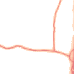 Daytime road noise heatmap for PR3 0AL