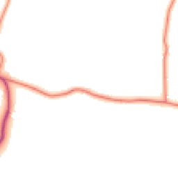 Daytime road noise heatmap for PR3 0AN