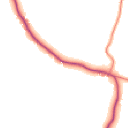 Daytime road noise heatmap for PR3 0AP