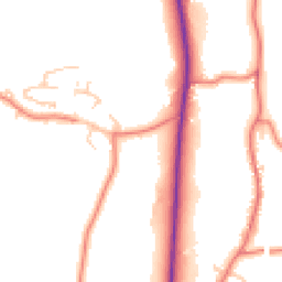Daytime road noise heatmap for PR3 0AT