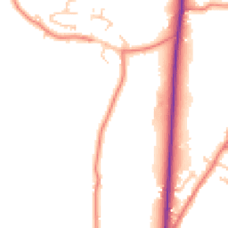 Daytime road noise heatmap for PR3 0AX