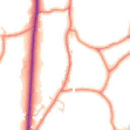 Daytime road noise heatmap for PR3 0BS