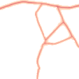 Daytime road noise heatmap for PR3 0BW