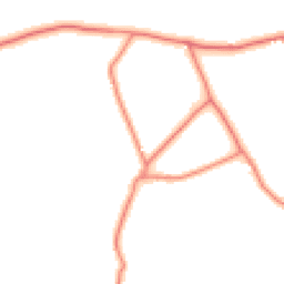 Daytime road noise heatmap for PR3 0BX