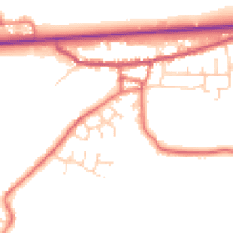 Daytime road noise heatmap for PR3 0DE