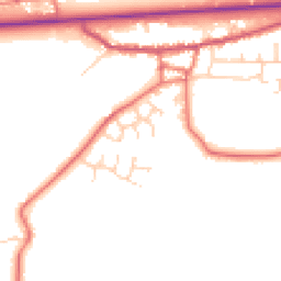 Daytime road noise heatmap for PR3 0DF