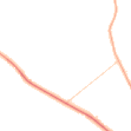 Night-time road noise heatmap for PR3 0DZ