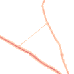 Night-time road noise heatmap for PR3 0EA