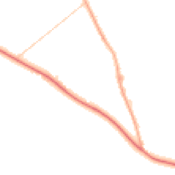 Night-time road noise heatmap for PR3 0EB