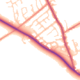 Daytime road noise heatmap for PR3 0ED